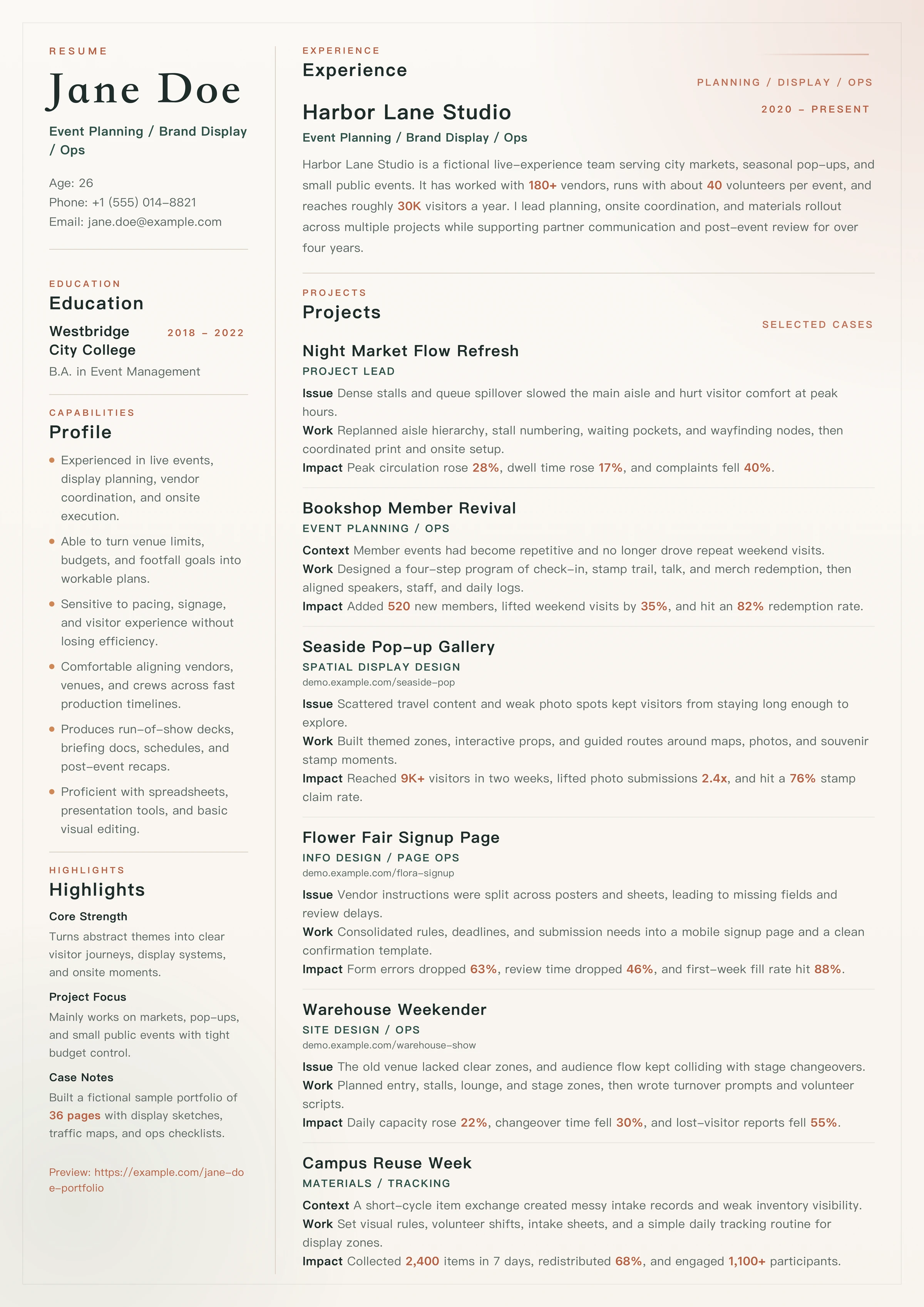 DesignCode デザイン事例: 履歴書